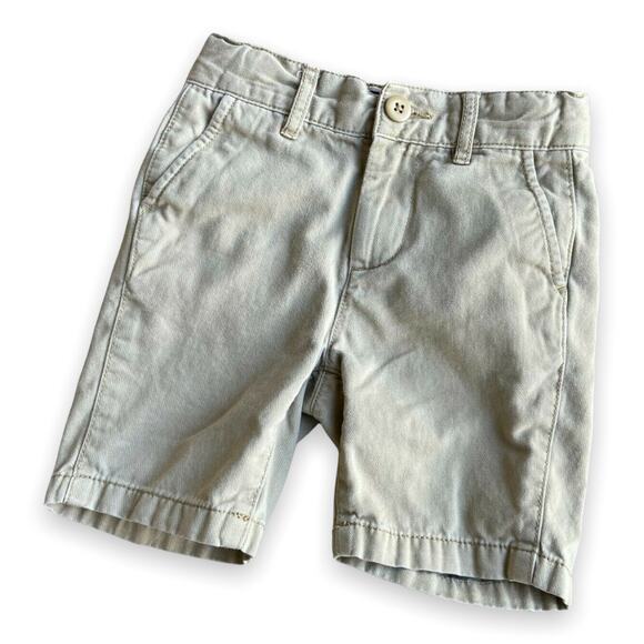 The Children's Place Boys Shorts Size 5 Slim 5S Khaki Adjustable Waist Cotton - Picture 1 of 7